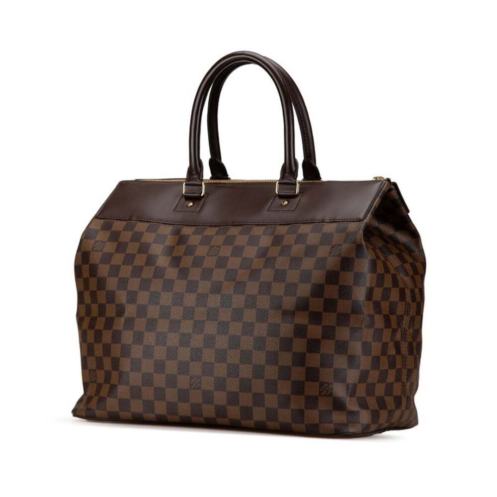 LOUIS VUITTON Brown Damier Leather Boston Bag - Picture 2 of 8